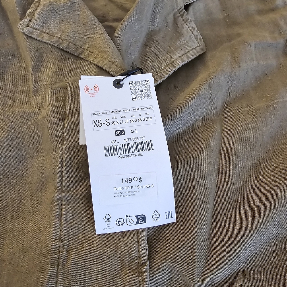 Zara, Trench Coat, NWT - Picture 4 of 17